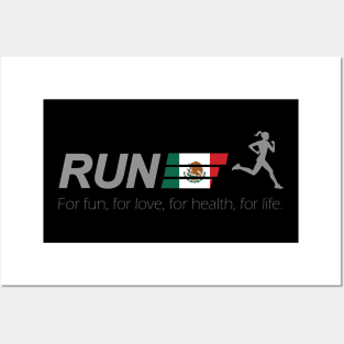 Run For Life Mexico Posters and Art